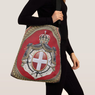 [700] Order of Malta - SMOM Coat of Arms Crossbody Bag
