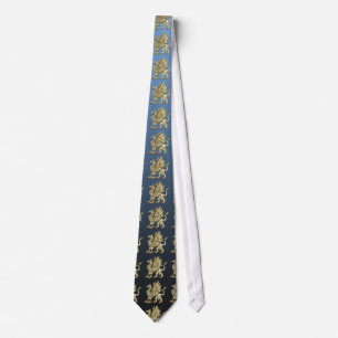 [700] Sacred Golden Griffin Tie