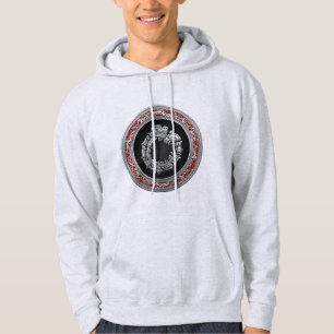 [700] Serpent God Quetzalcoatl [Silver] Hoodie