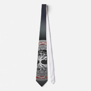 [700] Treasure Trove: Celtic Tree of Life [Silver] Tie