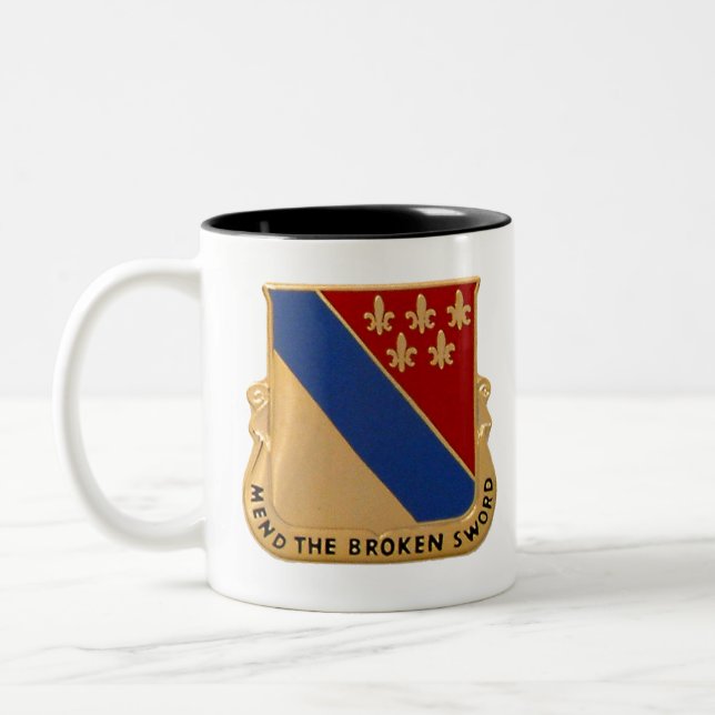 702 MSB Crest Two-Tone Coffee Mug (Left)