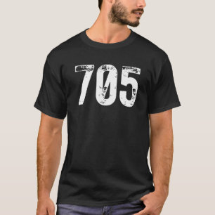 705 Area Code Sudbury ON Mobile Telephone Area Cod T-Shirt