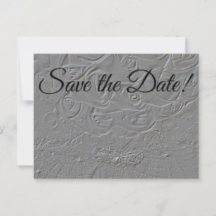 7060-E-Embossed Bouquet & Rings Postcard