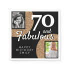 70 and Fabulous Gold Glitter 2 Photo 70th Birthday