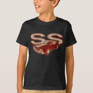 70 Chevelle SS Distressed Dark Red T-Shirt