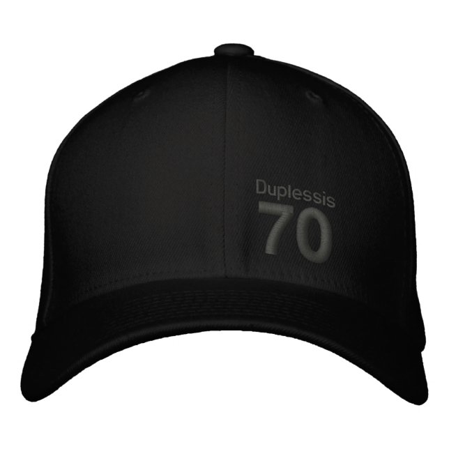 70, Duplessis Embroidered Hat (Front)