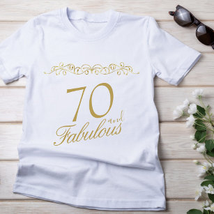 70 Fabulous Ornament 70th Birthday Guest of Honour T-Shirt