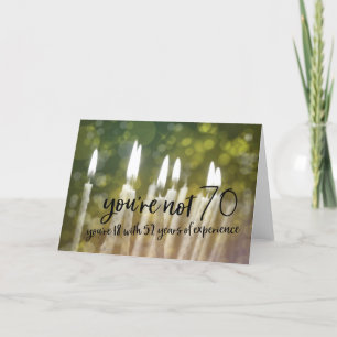 70 IT'S ONLY A NUMBER Greeting Card