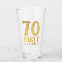 70 Party Crew 70th Birthday Drinking