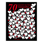 70 Reasons We Love You Black Red
