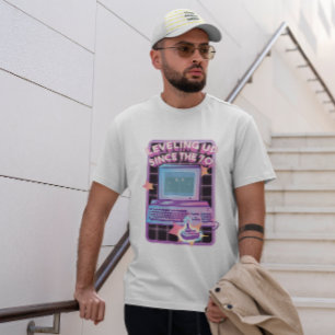 70 s computer videogame retro t-shirt