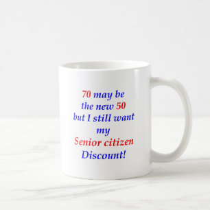 70 Senior Citizen Coffee Mug