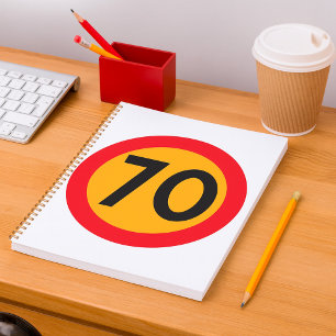 70 Speed Limit Road Traffic Sign Planner