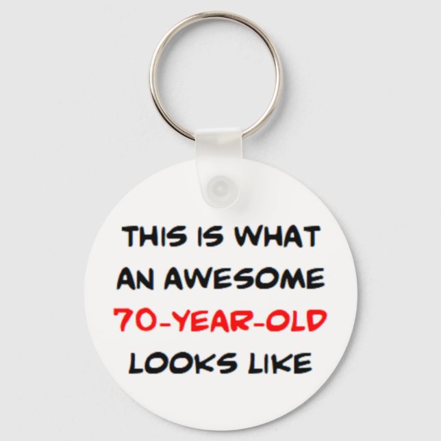 70 year old, awesome key ring (Front)