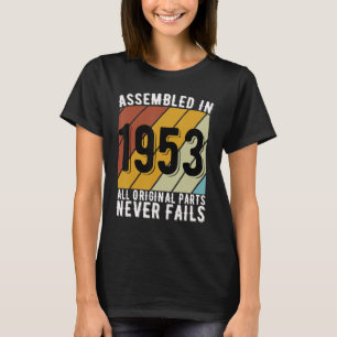 70 Year Old Birthday Car Fans Born In 1953 70th Bi T-Shirt