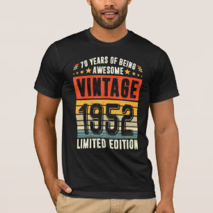 70 Year Old Vintage 1952 70th Birthday T-Shirt
