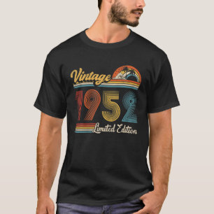70 Year Old Vintage 1952 Limited Edition 70Th Birt T-Shirt