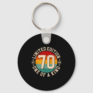 70 year old vintage 1956 limited edition 70th key ring