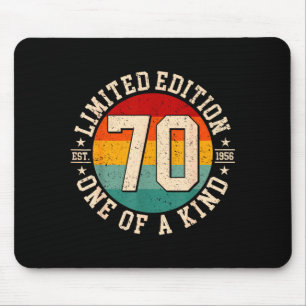 70 year old vintage 1956 limited edition 70th mouse pad