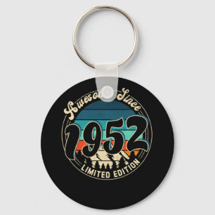 70 Year Old Vintage 70th Year Old Birthday 1952 Key Ring