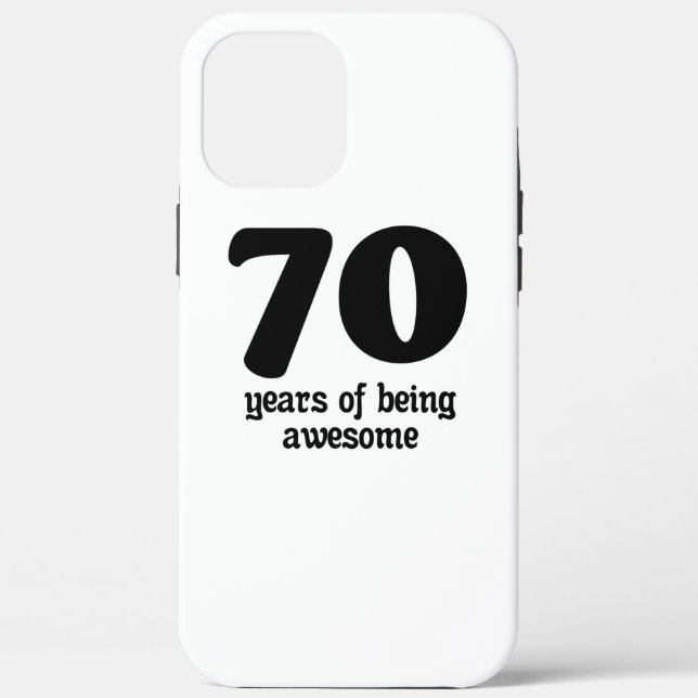 70 years of being awesome Case-Mate iPhone case (Back)