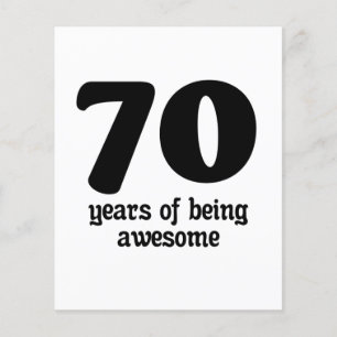 70 years of being awesome flyer
