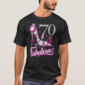 70 Years Old 70 & Fabulous Since 1952 70th Birthd T-Shirt