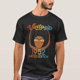 70 Years Old 70Th Birthday Black African American T-Shirt