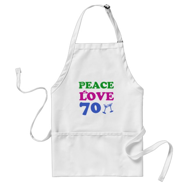 70 years Old birthday designs Standard Apron (Front)