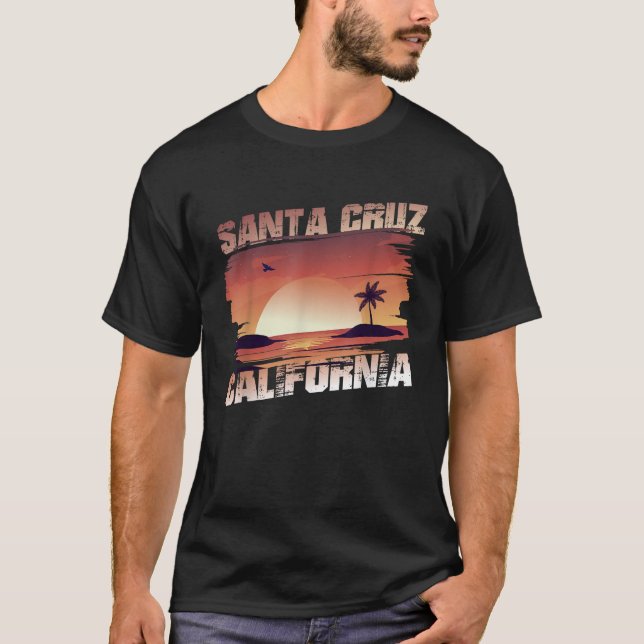 70er 80er in California City Santa Cruz T-Shirt (Front)