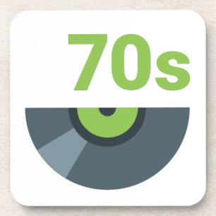 70s 1970's Rock Record Music Coaster