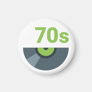 70s 1970's Rock Record Music Magnet