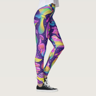 70s 60s Psychedelic Hippy Retro Hip Leggings