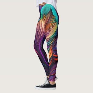 70s 60s Psychedelic Hippy Retro Hip Leggings