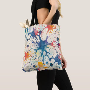 70s 60s Psychedelic Hippy Retro Hip Tote Bag