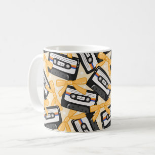 70s 80s 90s Retro Cassette Tape Music Coffee Mug