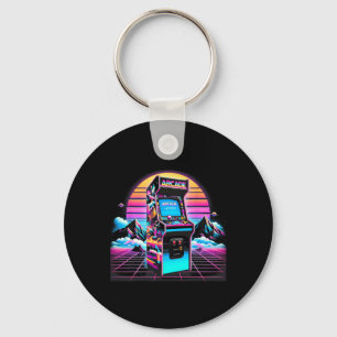 70s 80s 90s Vintage Retro Arcade Video Game Old Sc Key Ring