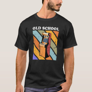 70s 80s 90s Vintage Retro Arcade Video Game Old Sc T-Shirt