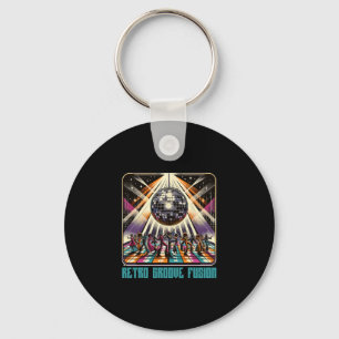 70s 80s Disco Retro Groove Fusion Funky 1970s Disc Key Ring
