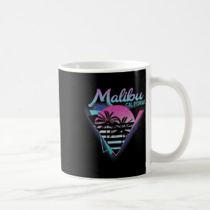 70s 80s In California City Malibu Surfing Coffee Mug