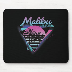 70s 80s In California City Malibu Surfing  Mouse Pad