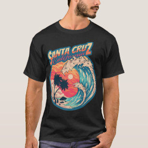 70s 80s in California city Santa Cruz Surfing Huge T-Shirt