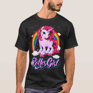 70s 80s Roller Girl Vintage Skating Unicorn Gift1 T-Shirt