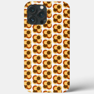 70s Abstract Geometric Circular Shapes iPhone 13 Pro Max Case