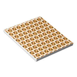 70s Abstract Geometric Circular Shapes Notepad