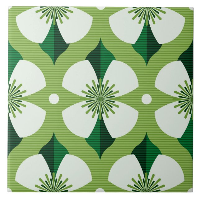 70s Buttercup Ceramic Tile (Front)
