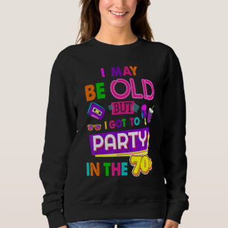 70s Design For Women Rave Outfit & 70s Festival Co Sweatshirt