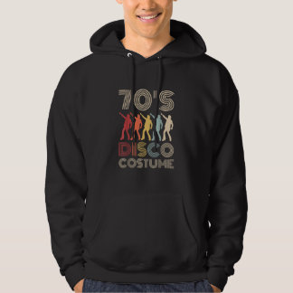 70s Disco Costume 70 Styles 1970s Men Themed Party Hoodie