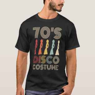 70s Disco Costume 70 Styles 1970s Women Themed Par T-Shirt