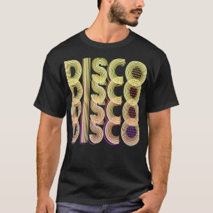 70s Disco Themed Shirt  Vintage Party Wear Tee
